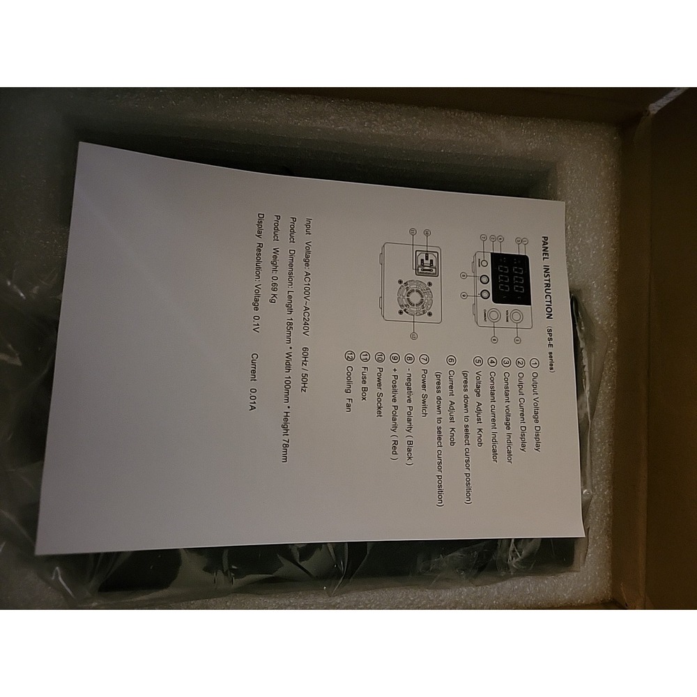 NICE-POWER DC Power Supply Variable, 30V 5A Adjustable Switching Regulated Po... - Picture 4 of 4